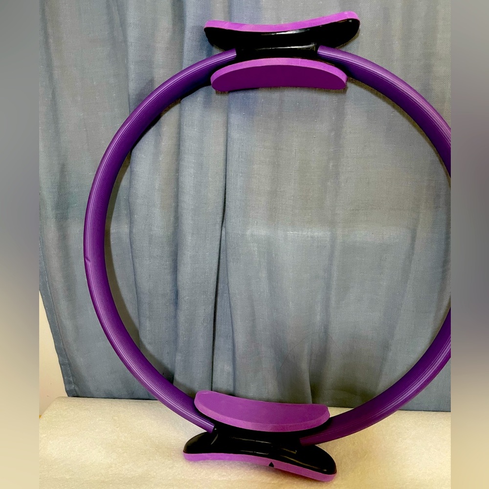 Purple Pilates hoop ring